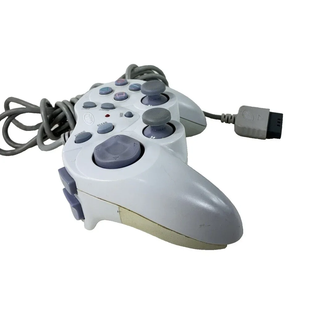 Intec PS-600-A PlayStation 2 Vintage Wired Gray Controller Tested